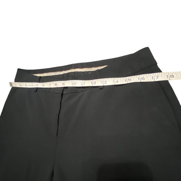 Anne Klein Women Black Dress Professional Wide Leg Pants Career Size 8p Petite - Picture 9 of 13